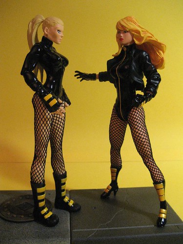 Bad Black Canary figure | Good Black Canary Figure