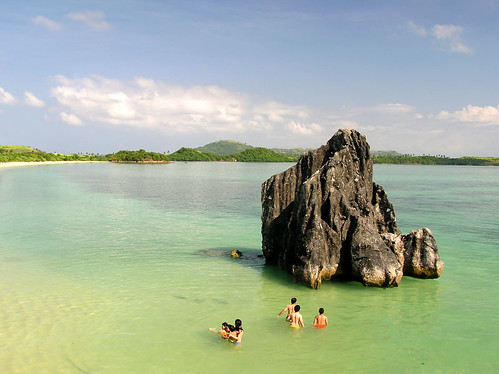 Sabitan Laiya beach limestone