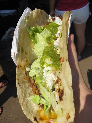 quesadilla at Red Hook Ball Fields