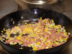 tongue with onions and peppers