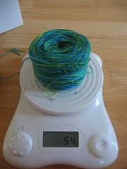 Yarn on the scale