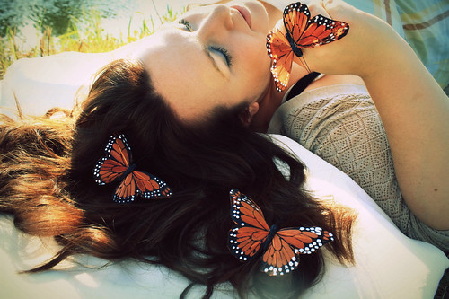 Holly:  Butterfly whisperer... von sprstef.