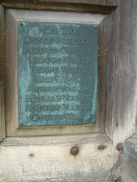 St Peter Mancroft - Great War Memorial Panel 4:Todd to Wilby by Moominpappa06