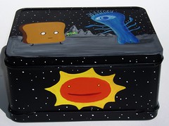 Mr Toast in Space lunchbox