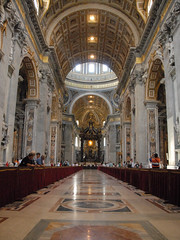 聖彼得教堂內部(Basilica di San Pietro in Vaticano)