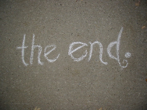 this is the end.