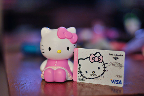 Hello Kitty Debit Card Bank Of America. Hello Kitty - 127/365 Photo