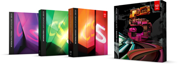 Box sets from Adobe CS5 family