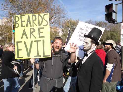 Beards Are Evil, cc by-nc image from jwelcher on Flickr