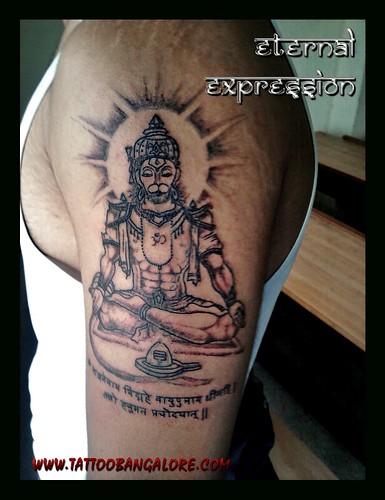 hanuman tattoo. hot backpiece Hanuman tattoo hanuman tattoo. Meditating Hanuman Tattoo for