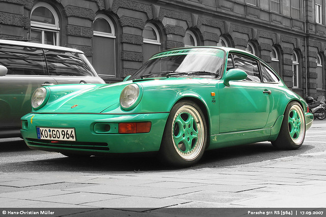 green photoshop canon 911 porsche 1992 grün rs pro1 964