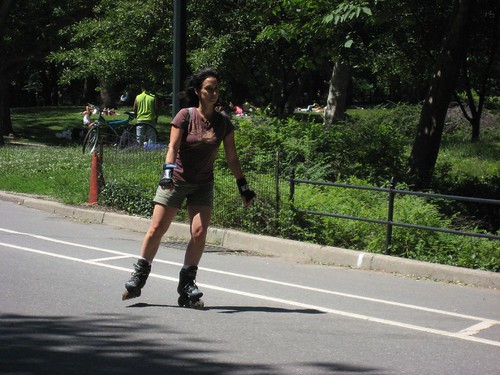 Rollerblading.. or more correctly inline skating in Central Park