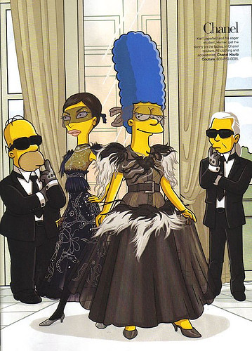 Chanel - Simpsons go Haute Couture by ? Nocturne ? d ?