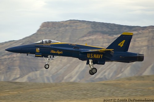 f 18 hornet blue angel. F/A-18A Hornet -- USN Blue