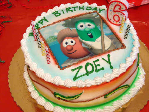 Zoey's 6th Year Birthday Cake