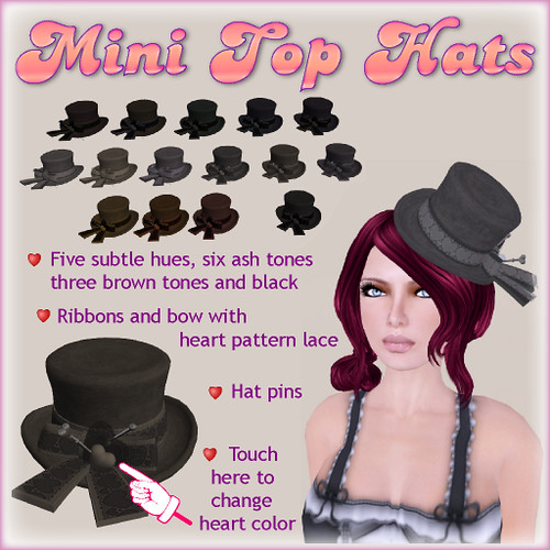 JUICY Mini Top Hats by you.