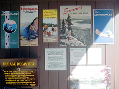 Old Posters at the Adirondack Museum