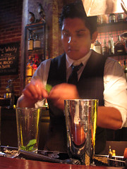 Master bartender at work