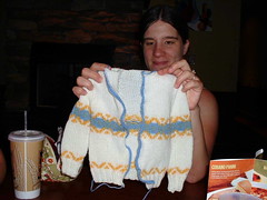 Jolene's steeked baby sweater