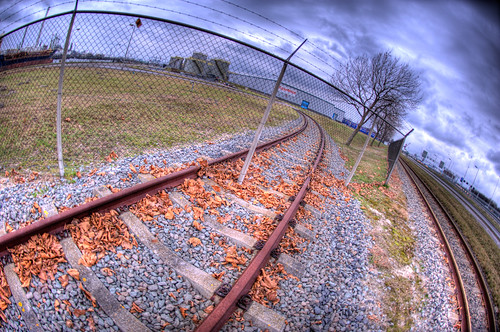 Railway and Fence