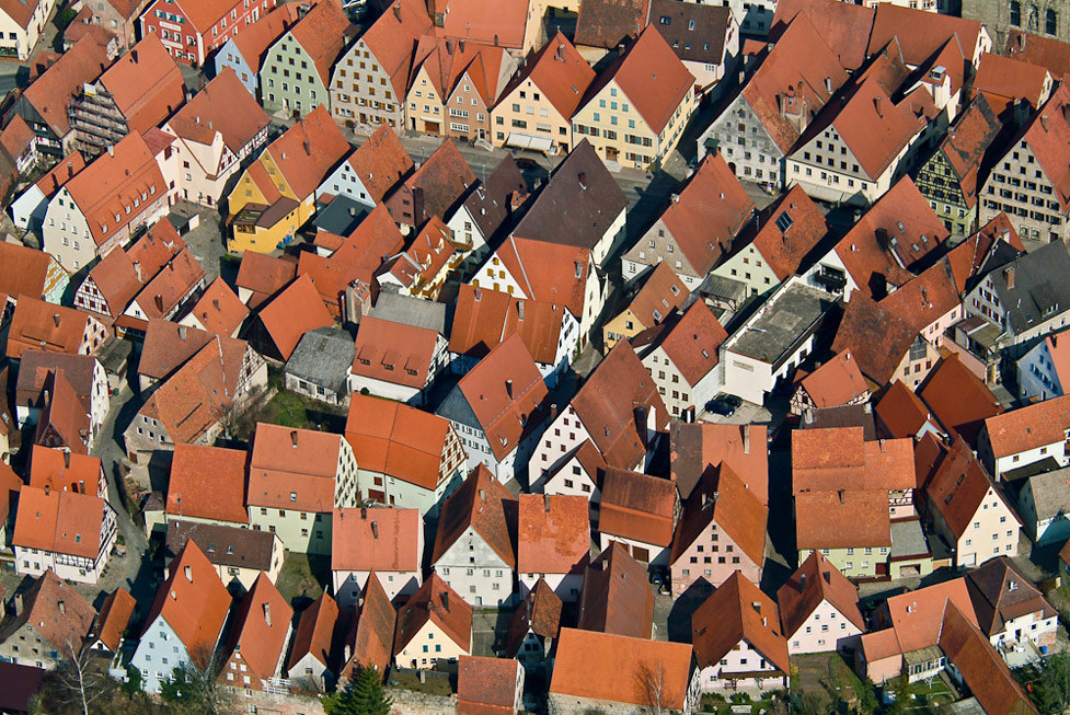Luftbild von Spalt, Landkreis Roth, Mittelfranken, Bayern.