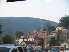 View of Harpers Ferry from the Train Station