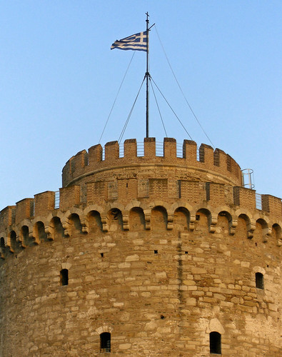 White tower top