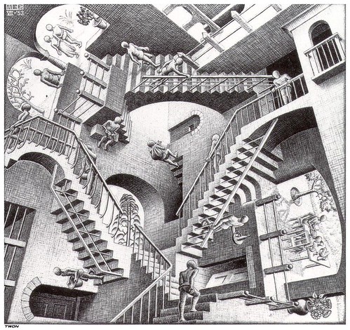 M.C. Escher_Relativity