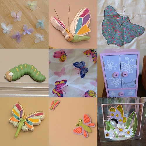 butterfly bedroom items so far