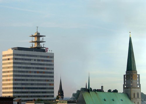 kondensierte Bielefelder Skyline