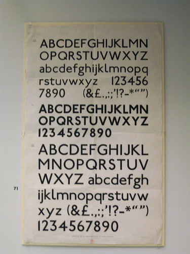 Kensington - V & A - Broadsheet, Johnston Sans Serif Type, Commissined by London Transport 1913.jpg