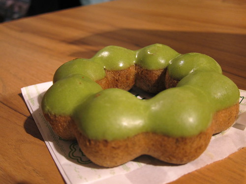 green tea donut