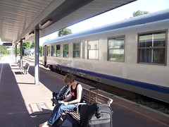 Waiting at Aix-en-Provence SNCF station