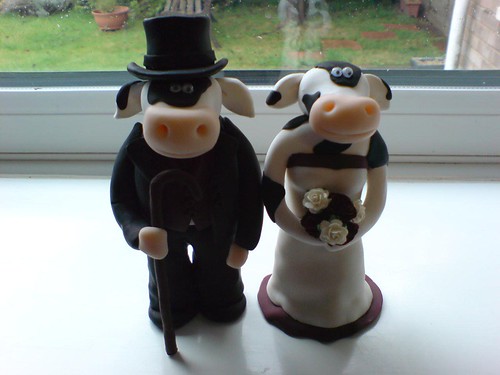 cake toppers for wedding. Cow wedding cake toppers