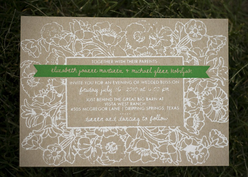 rustic wedding invitations insert