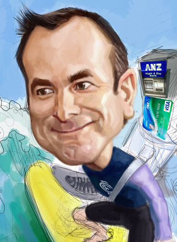 digital caricature for ANZ - 3