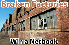 Abandoned Factory Ruins For a Netbook