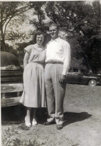 My mother & father, circa 1950