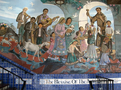 The Blessing of the Animals Mural