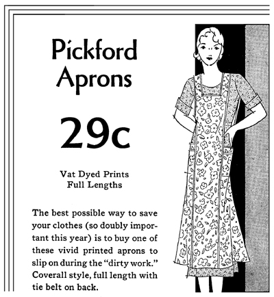 pickford apron