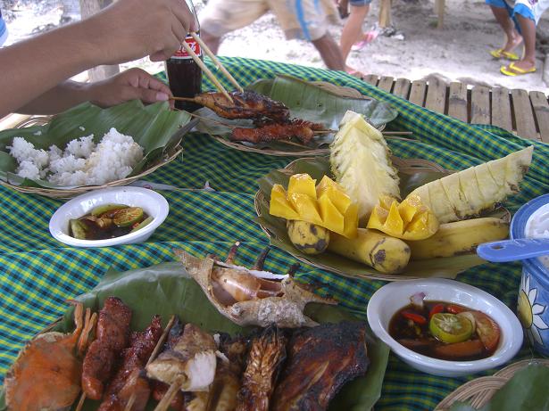 Our BBQ Luch in the island