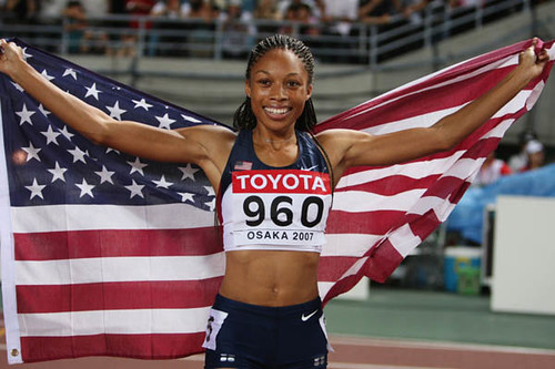 IAAF.org - Allyson Felix, USA, won 200m race with the best world performance in 21.81, August 31, 2007.
