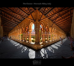 The Cloister - Monreale Abbey, Italy (HDR)