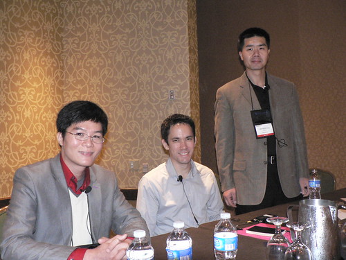Michael Wu, Tom Lento, and Lawrence Lui at SocialTech 2010