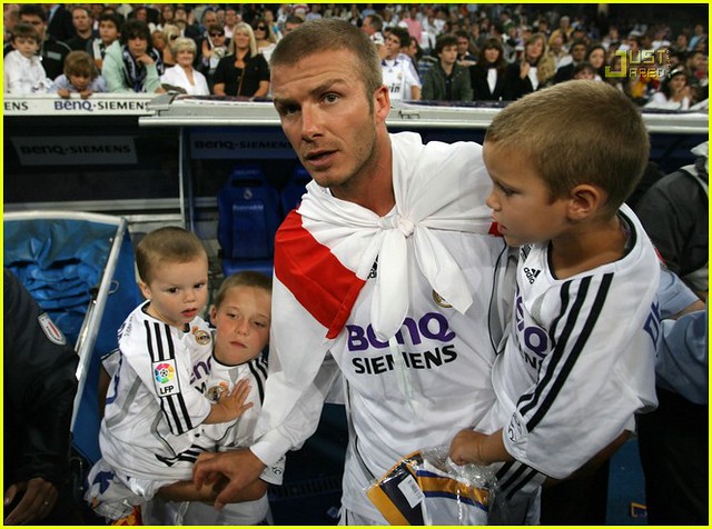 David beckham and his children by David Beckham by THE QUEER OF ALL MEDIA BLOG