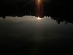 83.向天湖夕陽的倒影