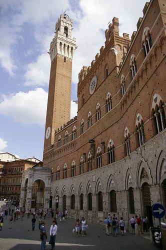 Siena - Plaza del campo, Torre del Mangia