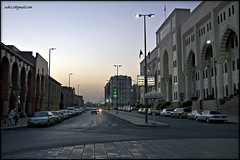 Morning time in a street of Madinah, just next to Masjid Nabawi