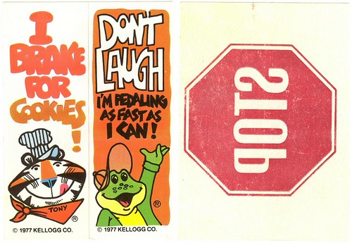 Kellogg's Bike Stickers