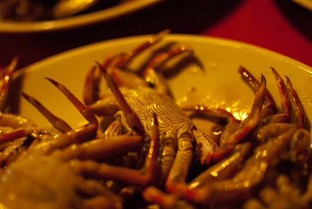 晚餐的螃蟹